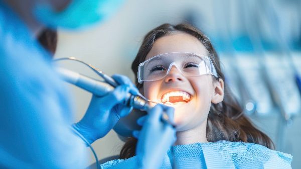 child-dental-checkup-smiling-protective-glasses affordable dentist lilydale